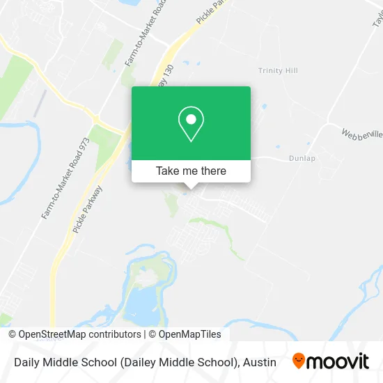 Daily Middle School (Dailey Middle School) map