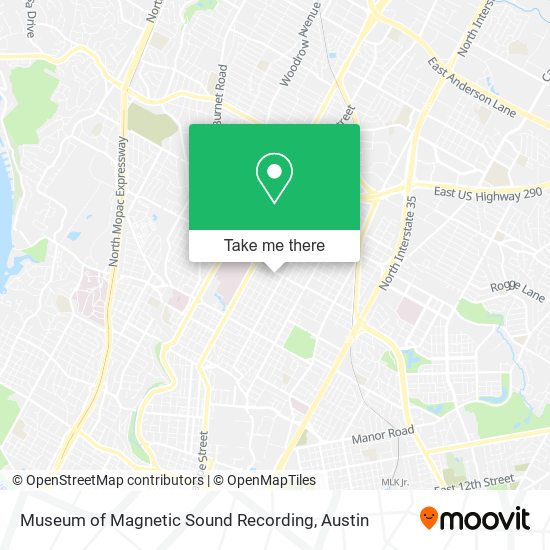 Museum of Magnetic Sound Recording map
