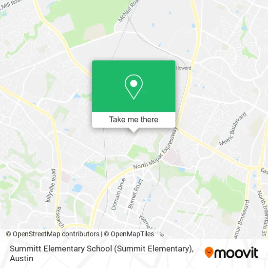 Mapa de Summitt Elementary School (Summit Elementary)