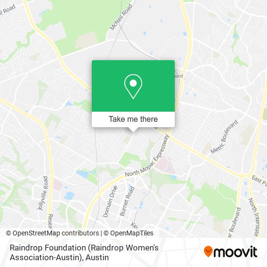 Raindrop Foundation (Raindrop Women's Association-Austin) map