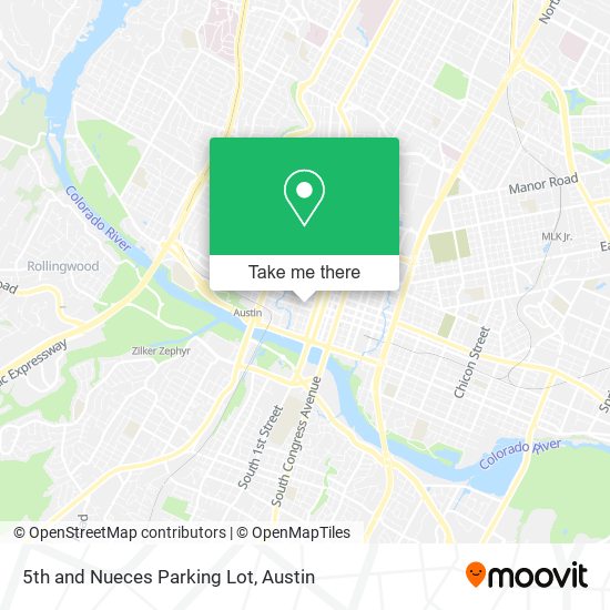 5th and Nueces Parking Lot map