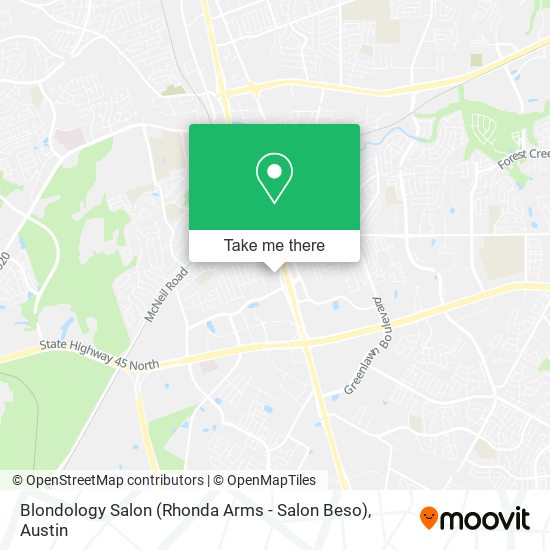 Mapa de Blondology Salon (Rhonda Arms - Salon Beso)