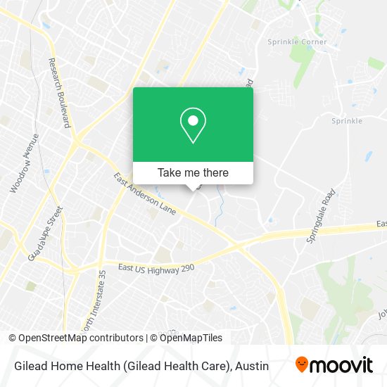 Gilead Home Health (Gilead Health Care) map