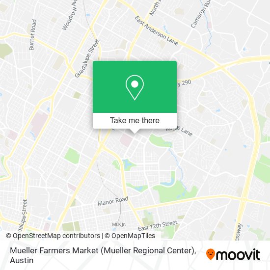 Mapa de Mueller Farmers Market (Mueller Regional Center)