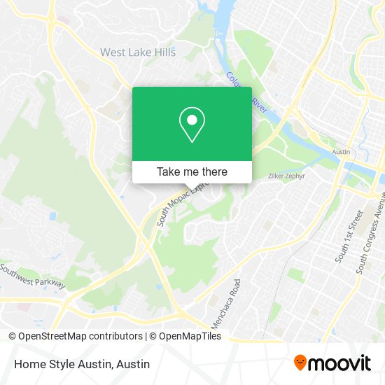 Home Style Austin map