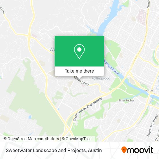 Sweetwater Landscape and Projects map