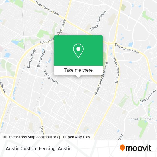 Austin Custom Fencing map