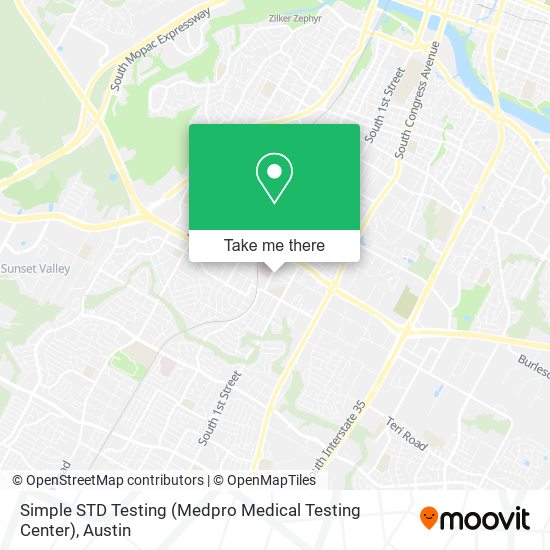 Simple STD Testing (Medpro Medical Testing Center) map