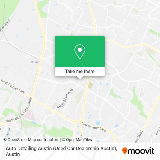 Mapa de Auto Detailing Austin (Used Car Dealership Austin)