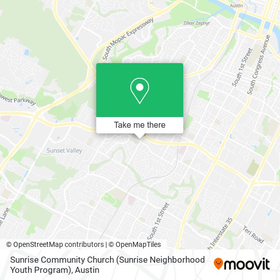Mapa de Sunrise Community Church (Sunrise Neighborhood Youth Program)