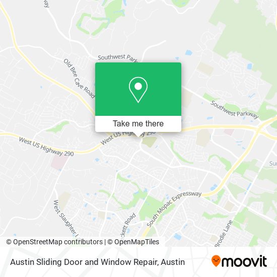 Mapa de Austin Sliding Door and Window Repair