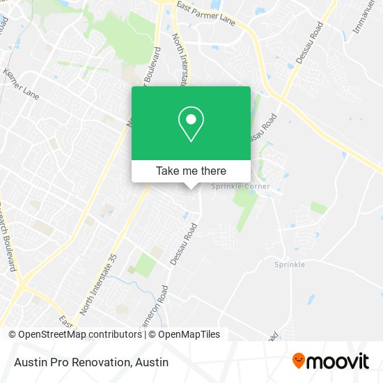 Mapa de Austin Pro Renovation