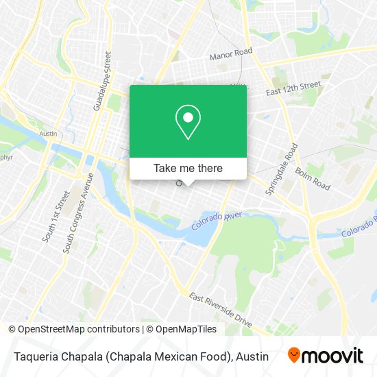 Mapa de Taqueria Chapala (Chapala Mexican Food)