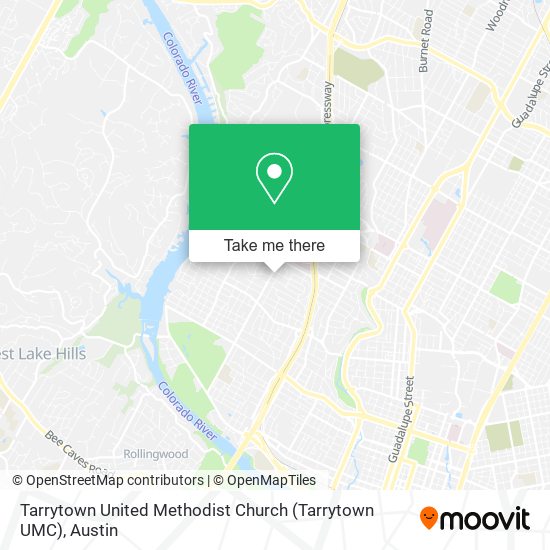 Mapa de Tarrytown United Methodist Church (Tarrytown UMC)