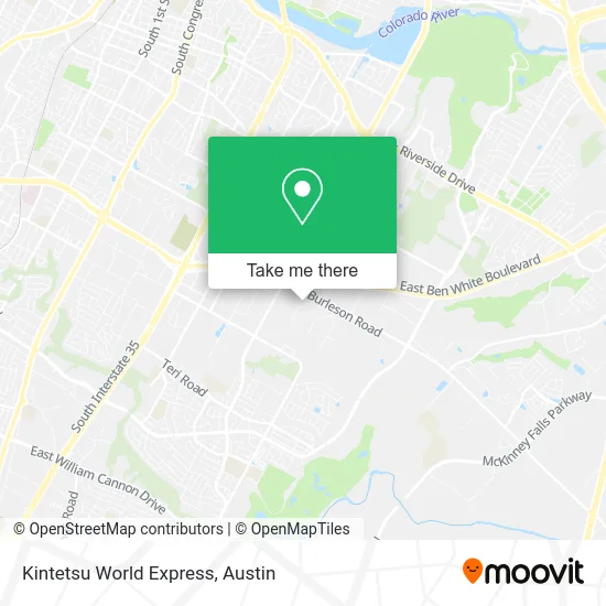 Kintetsu World Express map