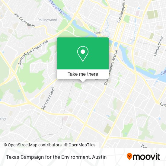 Mapa de Texas Campaign for the Environment