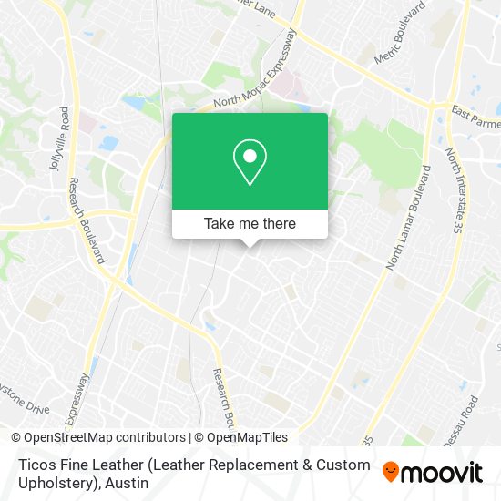 Mapa de Ticos Fine Leather (Leather Replacement & Custom Upholstery)