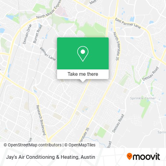 Mapa de Jay's Air Conditioning & Heating