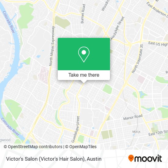 Victor's Salon map