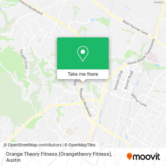 Orange Theory Fitness (Orangetheory Fitness) map