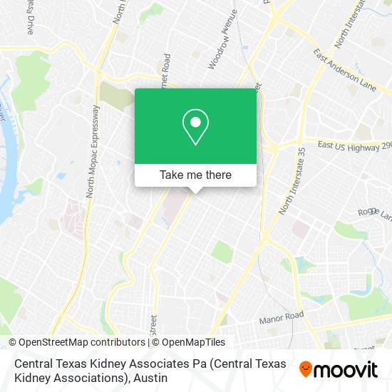 Central Texas Kidney Associates Pa (Central Texas Kidney Associations) map