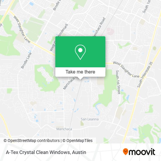 Mapa de A-Tex Crystal Clean Windows