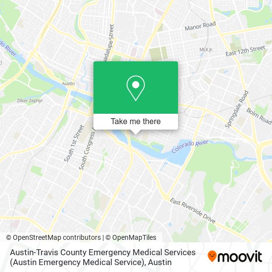 Mapa de Austin-Travis County Emergency Medical Services (Austin Emergency Medical Service)
