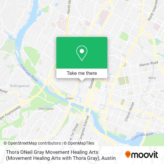 Thora ONeil Gray Movement Healing Arts map