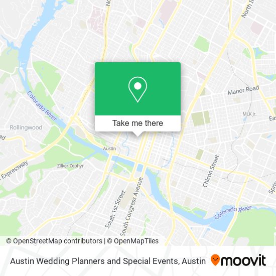 Mapa de Austin Wedding Planners and Special Events