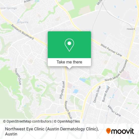 Northwest Eye Clinic (Austin Dermatology Clinic) map