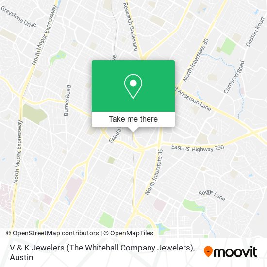 Mapa de V & K Jewelers (The Whitehall Company Jewelers)