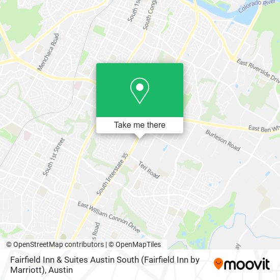 Fairfield Inn & Suites Austin South (Fairfield Inn by Marriott) map