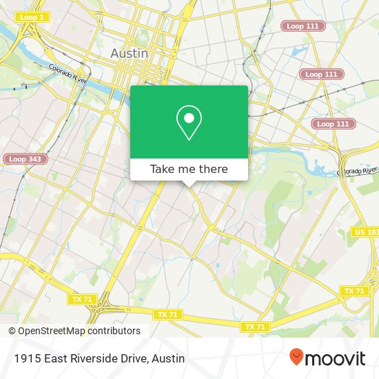 1915 East Riverside Drive map