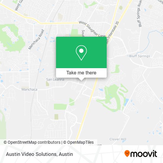 Austin Video Solutions map