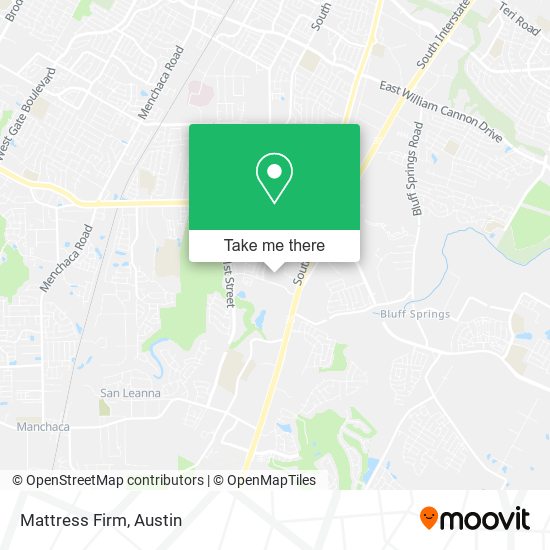 Mattress Firm map