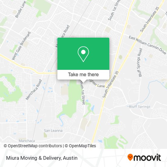 Mapa de Miura Moving & Delivery