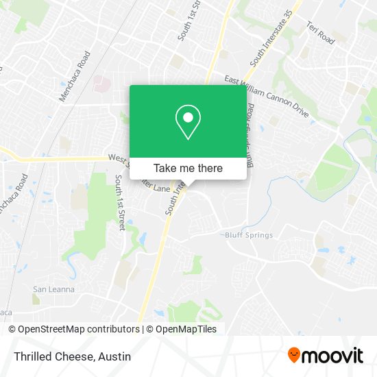 Thrilled Cheese map