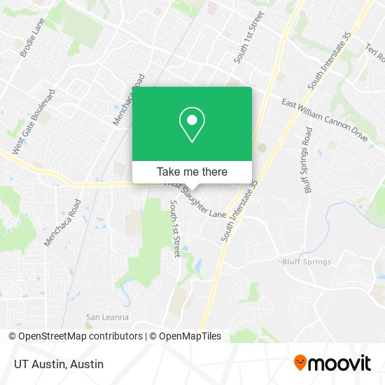 Mapa de UT Austin