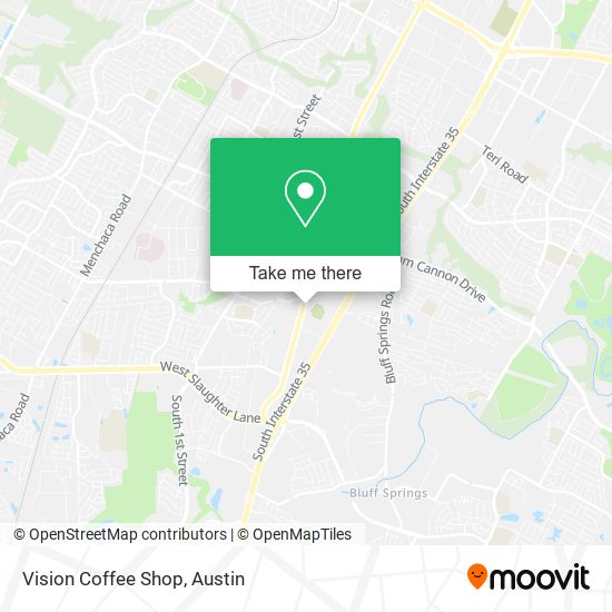 Vision Coffee Shop map