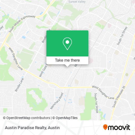 Mapa de Austin Paradise Realty