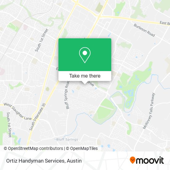 Mapa de Ortiz Handyman Services