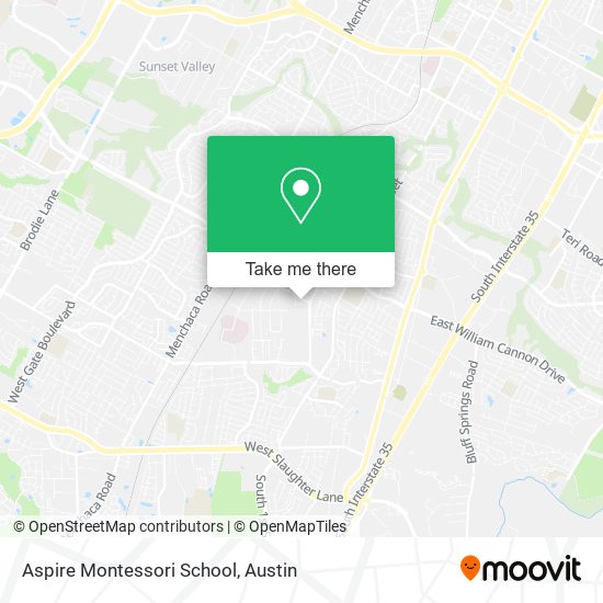 Aspire Montessori School map