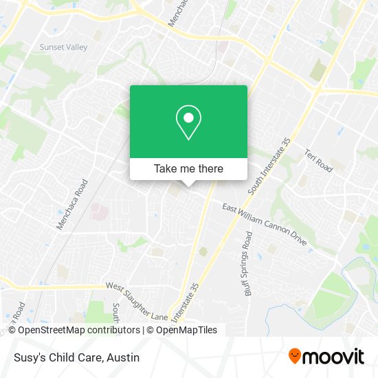 Susy's Child Care map