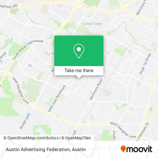 Mapa de Austin Advertising Federation