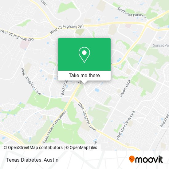 Texas Diabetes map