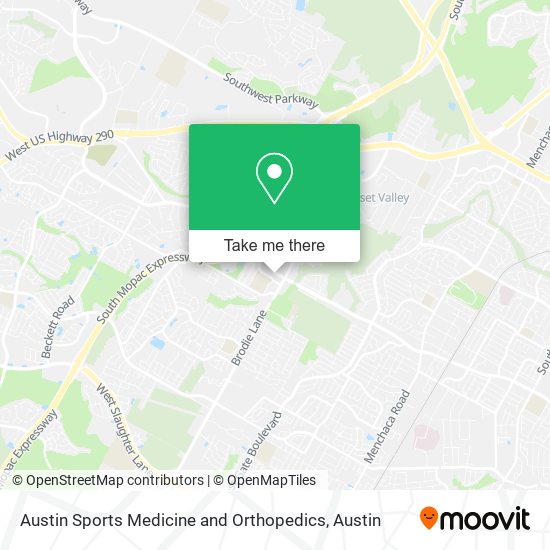 Mapa de Austin Sports Medicine and Orthopedics