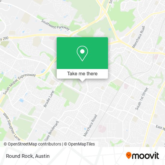 Mapa de Round Rock