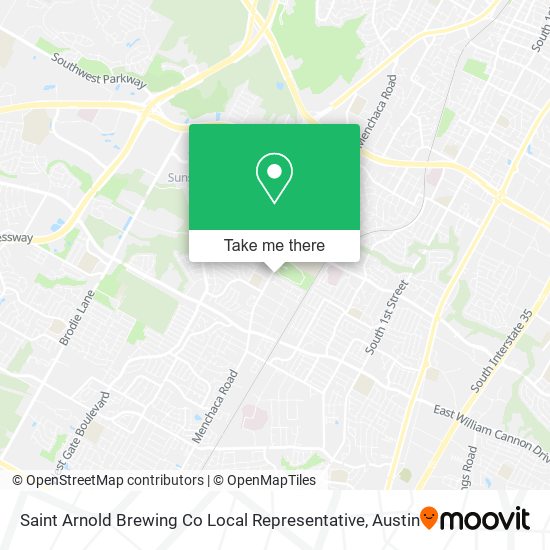 Mapa de Saint Arnold Brewing Co Local Representative