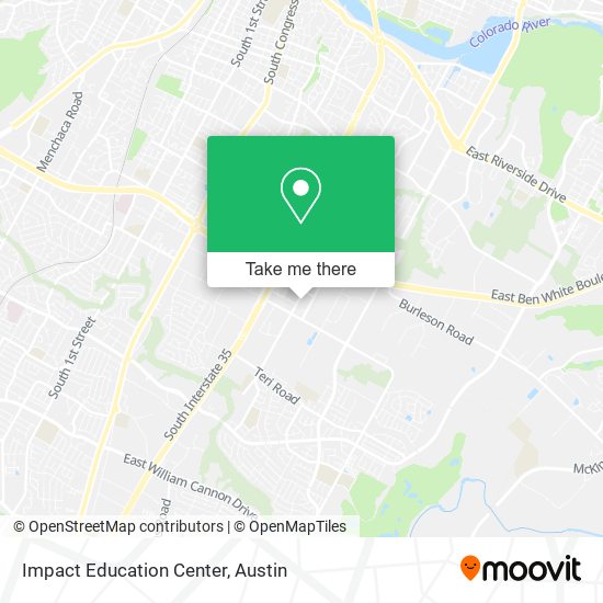 Impact Education Center map