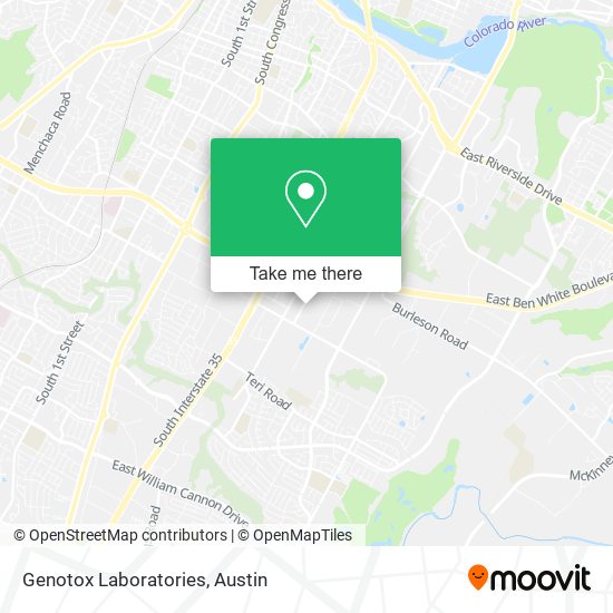 Genotox Laboratories map